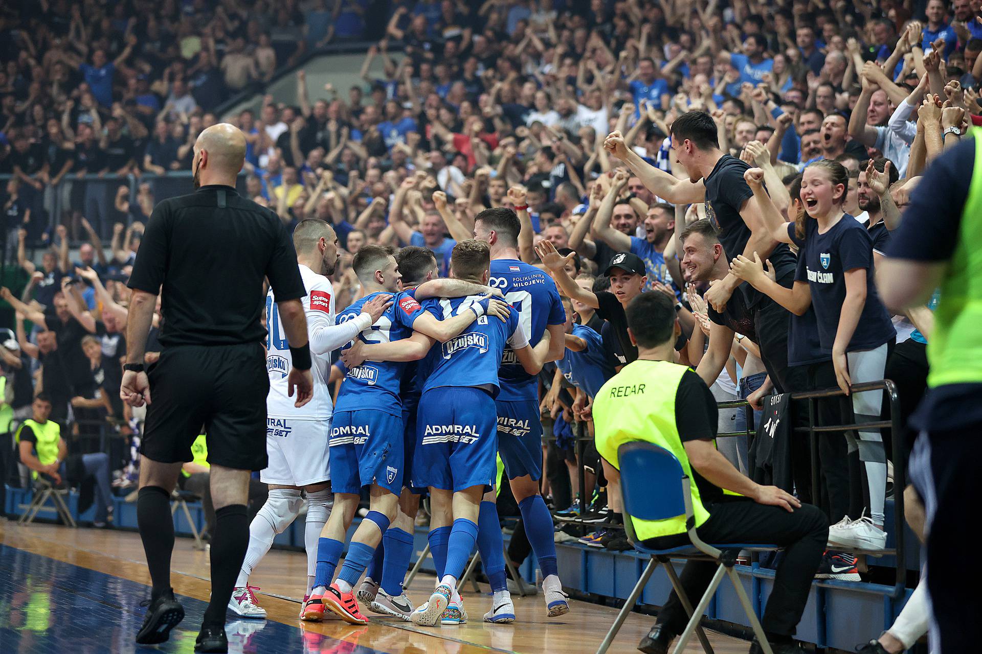 Zagreb: ?etvrta utakmica finalne serije 1.HMNL izme?u Futsal Dinama i Olmissuma
