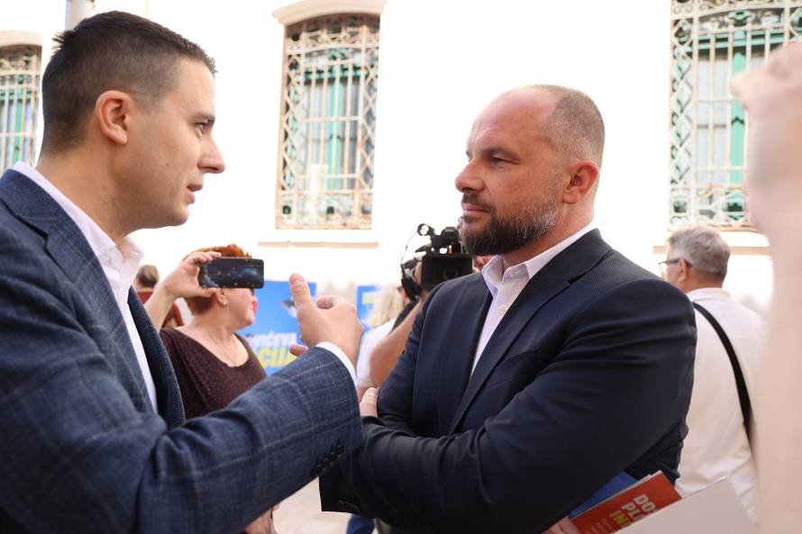Split: Konferencija za medije povodom zajedničke kampanje SDP-a i Možemo! "Plenkovićeva inflacija"