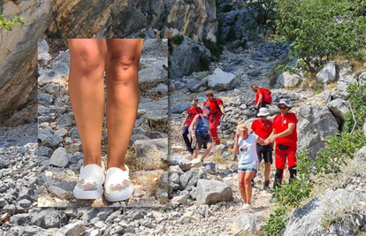 HGSS u akciji spašavanja strane turistkinje: Pogledajte u kakvoj je obući krenula planinariti