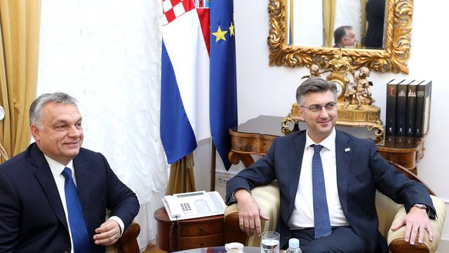 Zagreb: PlenkoviÄ i Viktor Orban, premijer MaÄarske