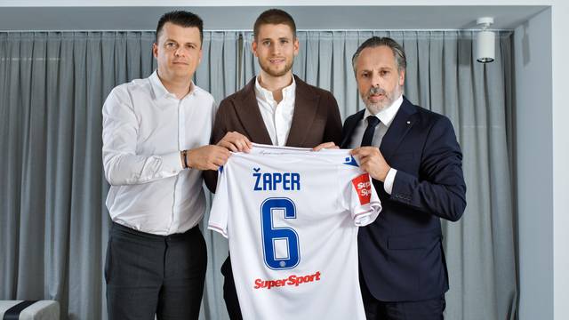 Iz bijelog u bili dres, konačno je potpisao i Žaper: 'Uremović i ja nosimo Hajduku slavonski štih'