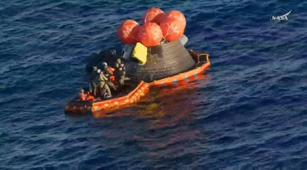Artemis II crew returns to Earth