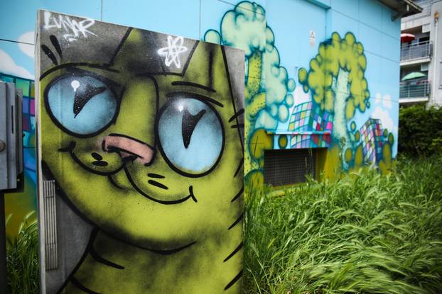 Zagreb: Mural risa osvanuo na trafostanici 