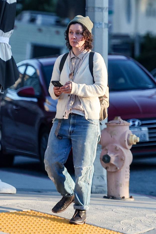 *EXCLUSIVE* Sara Gilbert out running errands in Beverly Hills