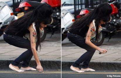 Amy Winehouse puši cigarete skupljene s ceste