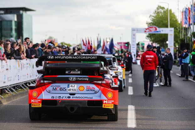 Zagreb: Ceremonijalni start FIA WRC Croatia Rallyja 2024.