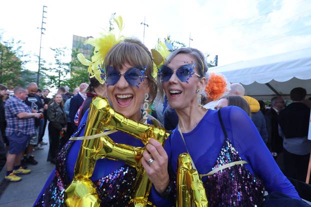 Malmo: Atmosfera ispred dvorane uoči finalne večeri Eurosonga