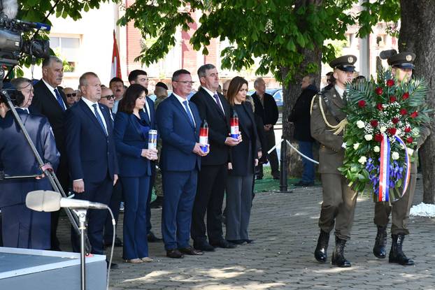 Okučani:  Obilježavanje 31. obljetnice vojno-redarstvene operacije "Bljesak"