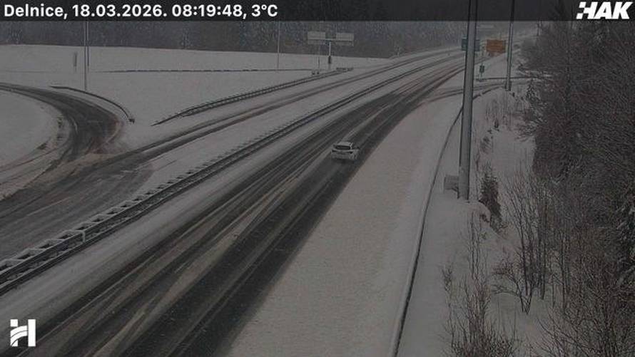 Dio Hrvatske pod snijegom: Evo kakvo nas vrijeme čeka sutra!