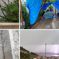 Jako nevrijeme pogodilo Dalmaciju: Na Viru snažni vjetar i tuča, u Šibeniku kiša i gromovi