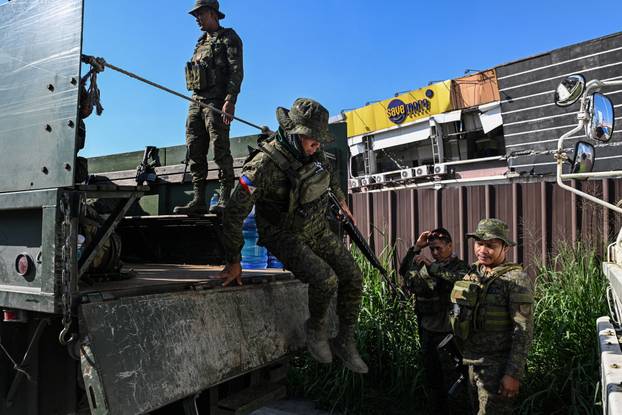 Aftermath of earthquake in southern Philippines