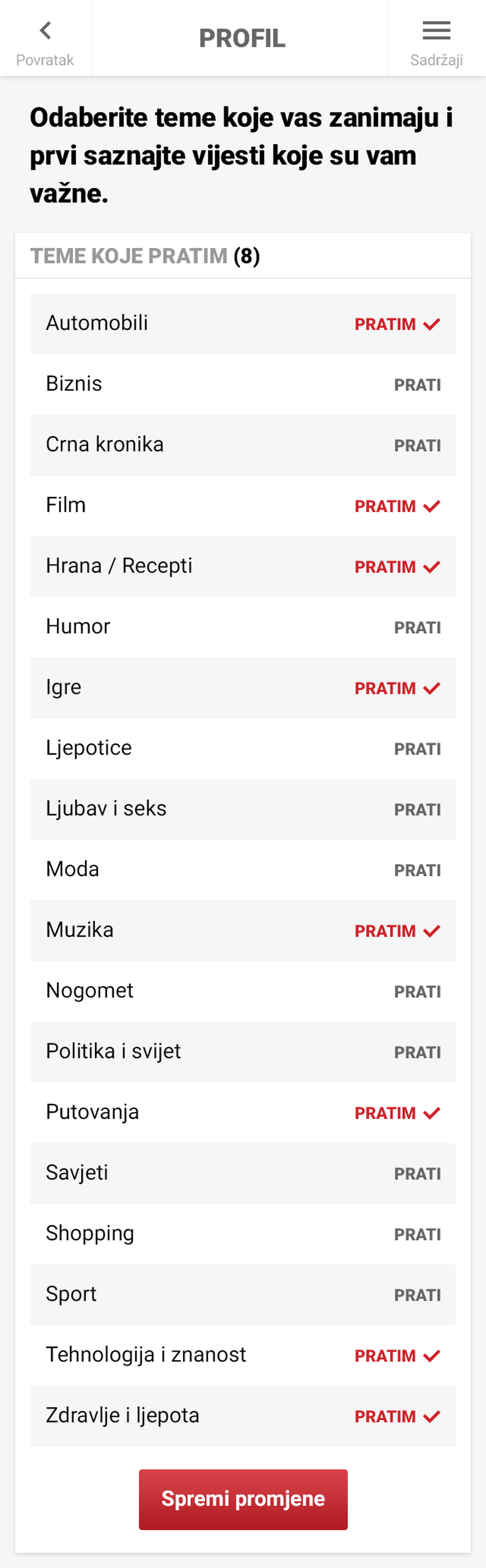 Senzacionalno! Profili stigli i na mobilni portal 24sata.hr