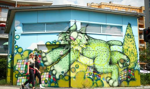 FOTO Zagreb ima novi mural! Pogledajte risa u naselju Ris