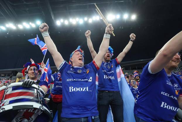 Zagreb: Atmosfera prije utakmice - IHF Svjetsko rukometno prvenstvo 2025., skupina G, 3. kolo, Slovenija - Island