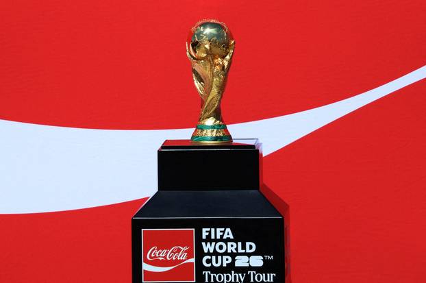 FILE PHOTO: FIFA World Cup - Trophy arrives in Mexico