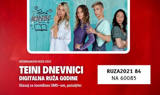 Najgledanija teen serija u regiji, 'Teini dnevnici', nominirana je za prestižnu Večernjakovu ružu!