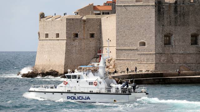 Osiguranje na ulicama Dubrovnika tijekom posjeta američkog državnog tajnika Mikea Pompea