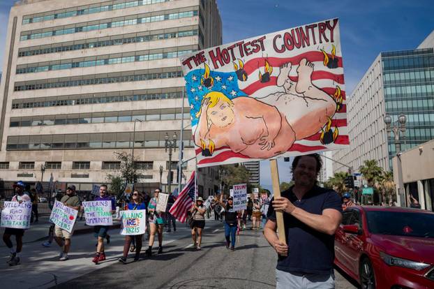 "No Kings" protest against U.S. President Donald Trump's administration policies in Los Angeles