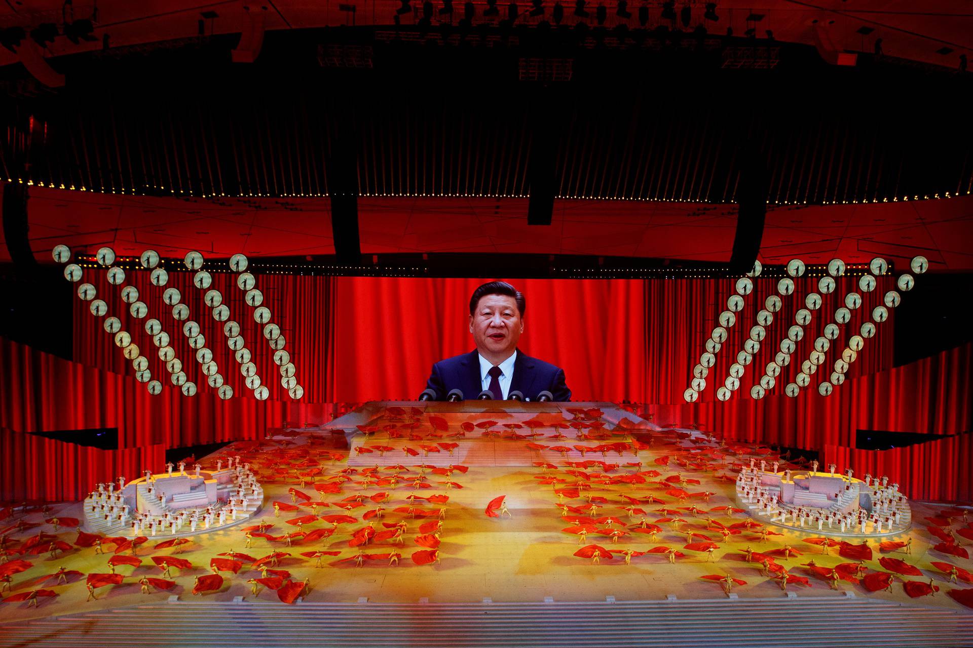 Show commemorating the 100th anniversary of the founding of the Communist Party of China, in Beijing