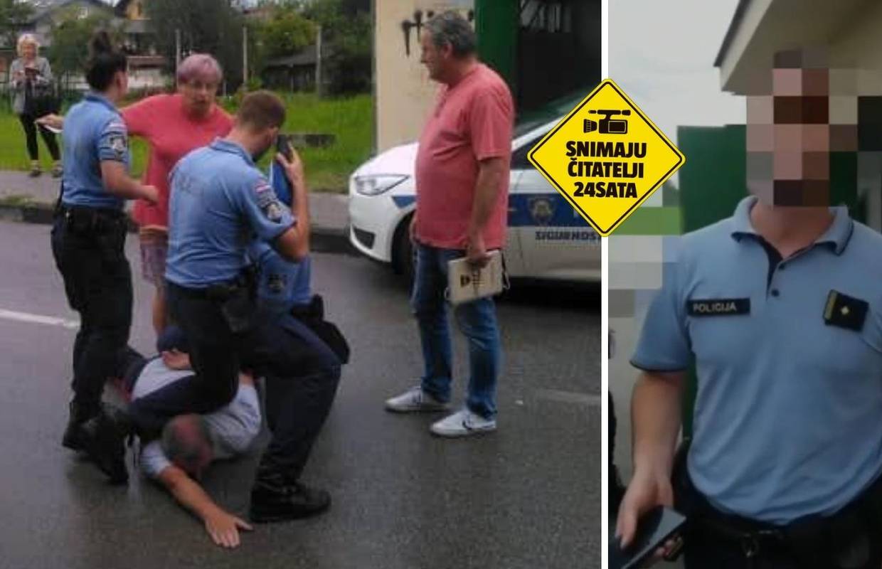 VIDEO Ovako su policajci hapsili heroja koji je spasio Trnje: 'Maknite mu nogu s vrata!'