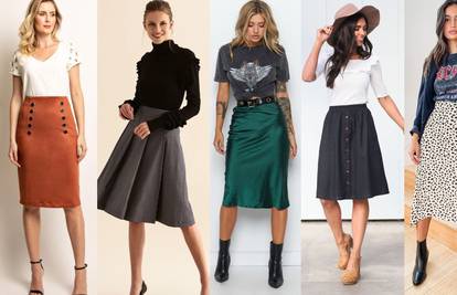 Elegantno i ženstveno: Top 20 modnih ideja kako kombinirati suknju dužine do koljena