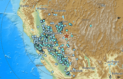 Potres magnitude 5,9 zatresao je Kaliforniju: 'Zasad nema izvješća o šteti ili ozlijeđenima'