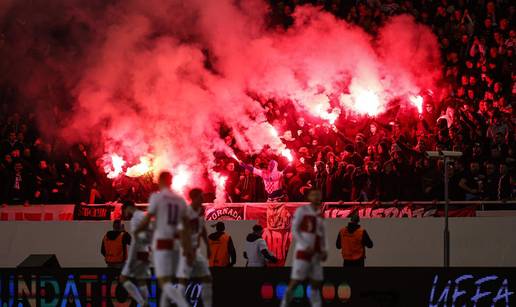 Uefa udarila HNS po džepu zbog paljenja baklji na Poljudu!