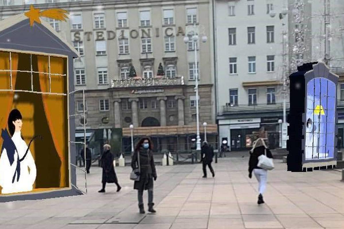 TZGZ i Equinox u proširenoj stvarnosti donose ugođaj Adventa Zagreb širom grada