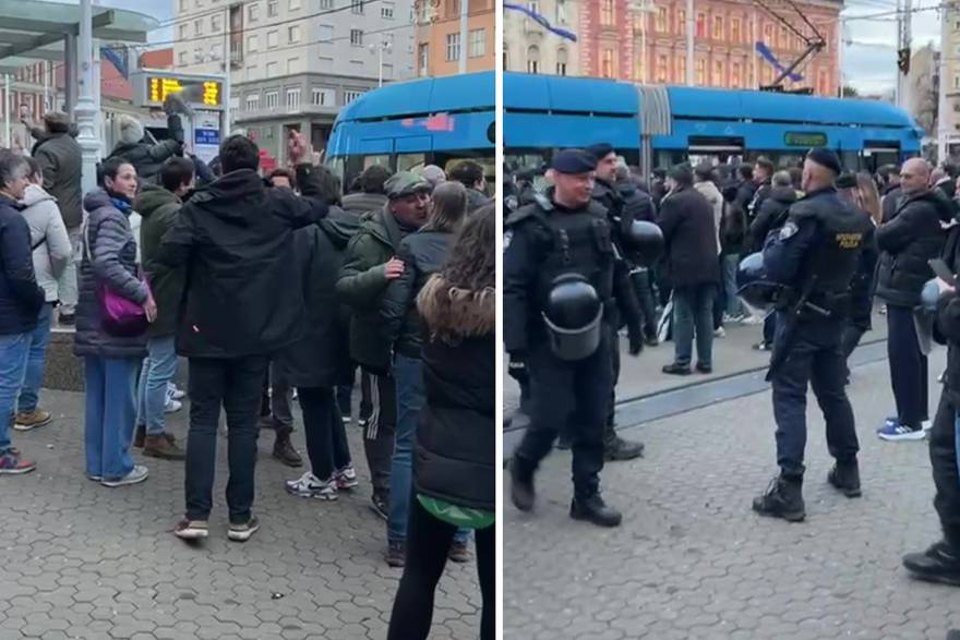 Navijači Betisa u centru Zagreba