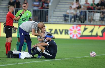 Beljo zaradio težak udarac u glavu protiv Osijeka. Evo kakvo je stanje s napadačem 'modrih'