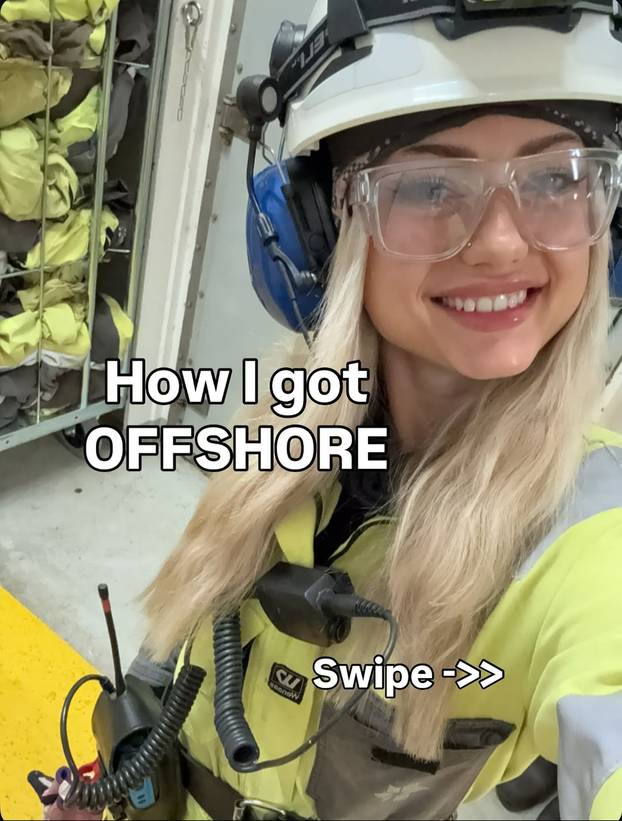 FOTO Plavokosa ljepotica radi na naftnoj platformi: Ljude to šokira! Dižem se u četiri ujutro