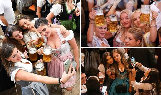 FOTO Završava Oktoberfest! Dame u dirndlu, potoci piva i kobase: Tu je 100 najboljih fotki