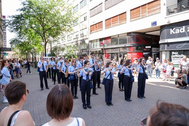 Proslava Dana grada Zagreba, glazbena kontrola Zagrebačkog orkestra ZET-a.