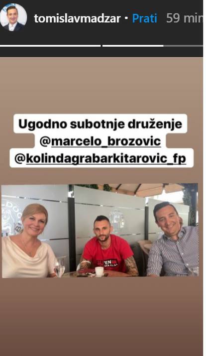 Brozović posjetio Hrvatsku pa otišao na piće s Kolindom...
