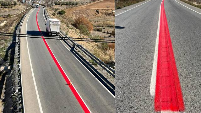 Na ceste u Španjolskoj postavili crvenu liniju, evo što označava