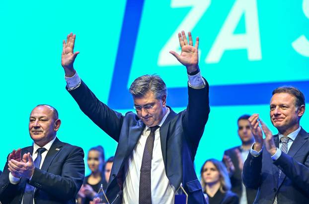 Zagreb: Govor Andreja Plenkovića na 20. Općem saboru HDZ-a u KD Vatroslav Lisinski