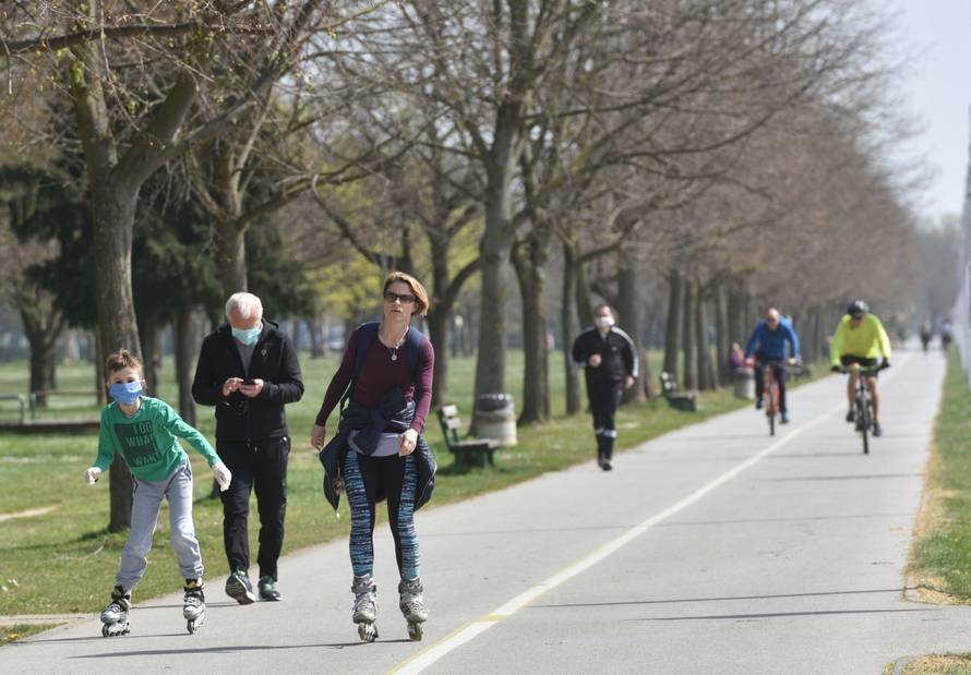 Jarun unatoč zabrani ulaska pun rekreativaca