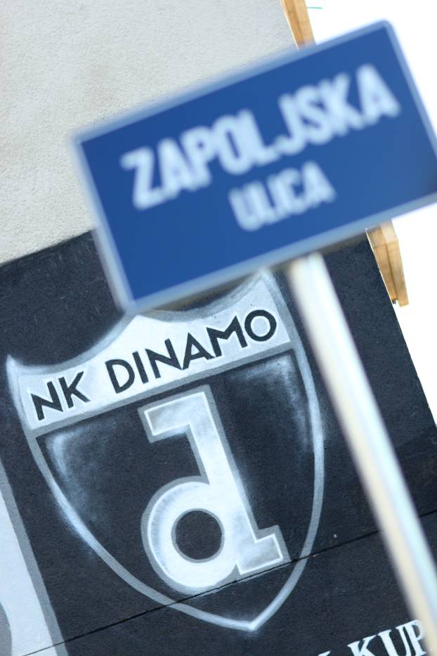 Zagreb: Grafit Dinamove postave iz 1967. godine na zgradi na Peš?enici