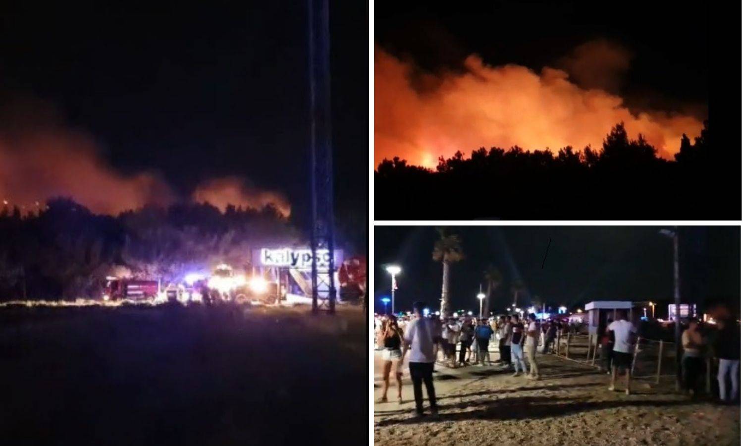 Planulo Zrće! Evakuirali klub Kalypso zbog velikog požara