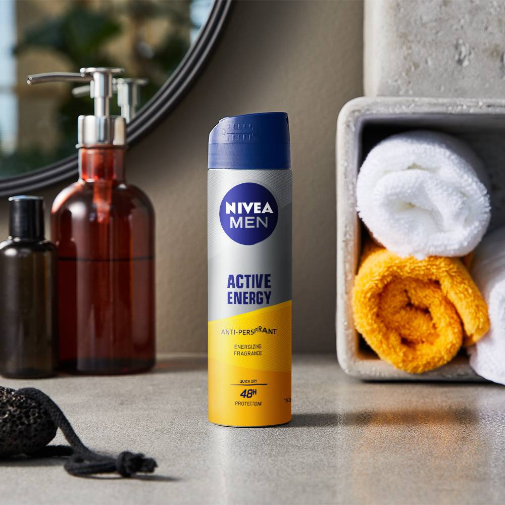 Aktivan početak dana uz NIVEA MEN Active Energy proizvode