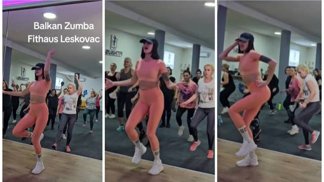 VIDEO Ova zumba iz Srbije hit je Interneta! Žene uz instruktoricu Lauru skaču na zvuke turbofolka