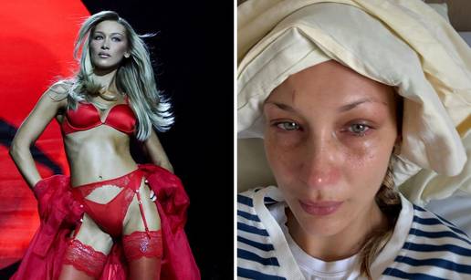 FOTO Bolest je nije spriječila: Bella Hadid prošetala modnom pistom u seksi donjem rublju