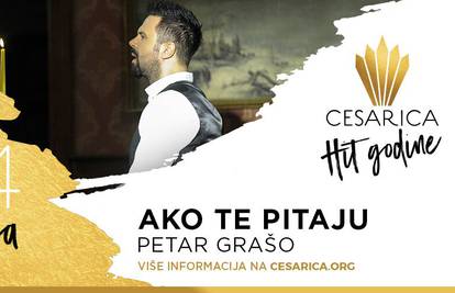 Publika odlučila: Petar Grašo s pjesmom "Ako te pitaju" u finalu nagrade Cesarica