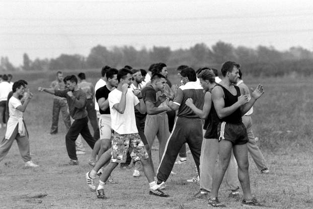 Zagreb: Vjekoslav Šafranić, osnivač prve zaštitarske tvrtke u Hrvatskoj, rujan 1990.