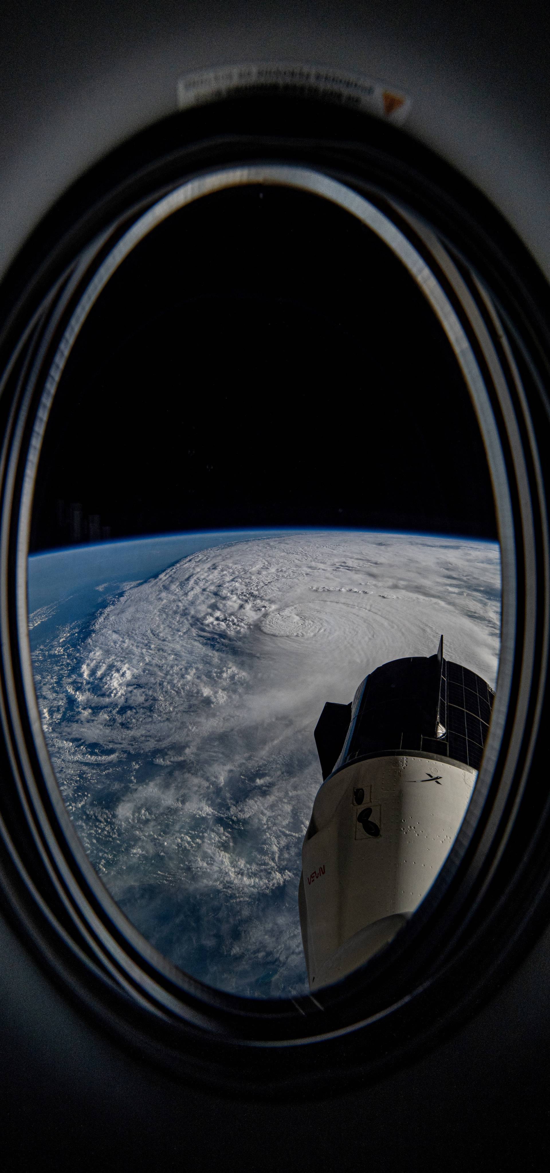 Hurricane Milton advances towards Florida in a view from the International Space Station