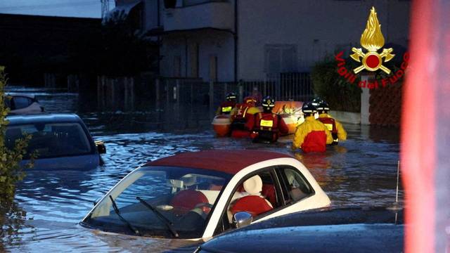 FILE PHOTO: Three people dead, several missing after heavy rains, flooding in Tuscany