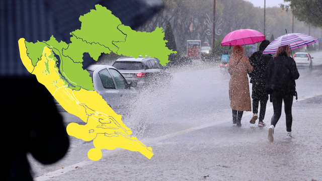 Žuti alarm za Jadran: I danas iznadprosječno toplo, na obali moguća kiša i obilni pljuskovi