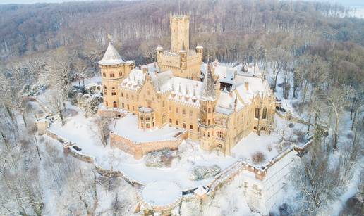 Kao bajka: Dvorac Marienburg prekriven snježnim pokrivačem