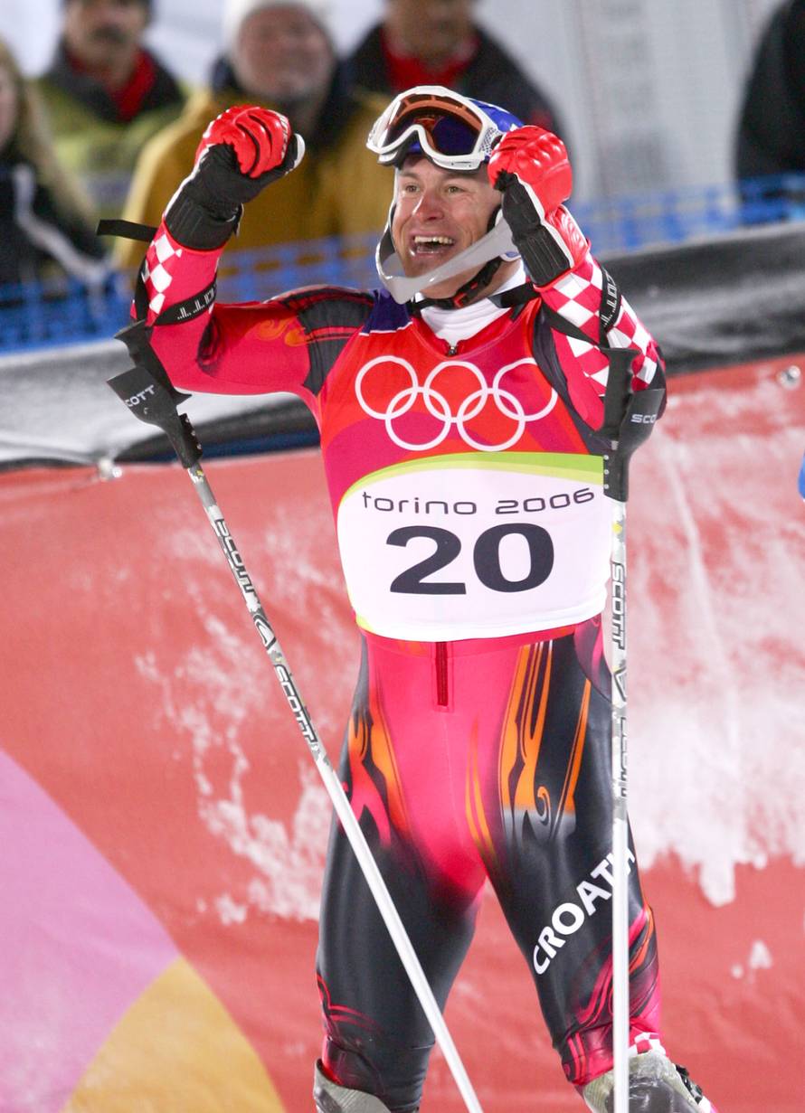 Torino: 13.02.2006., Ivica Kosteli? osvojio srebrnu medalju na ZOI