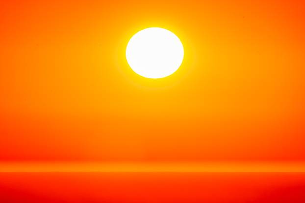 Vela Luka: Pogled sa Brda Hum na zalazak sunca iznad Jadranskog Mora